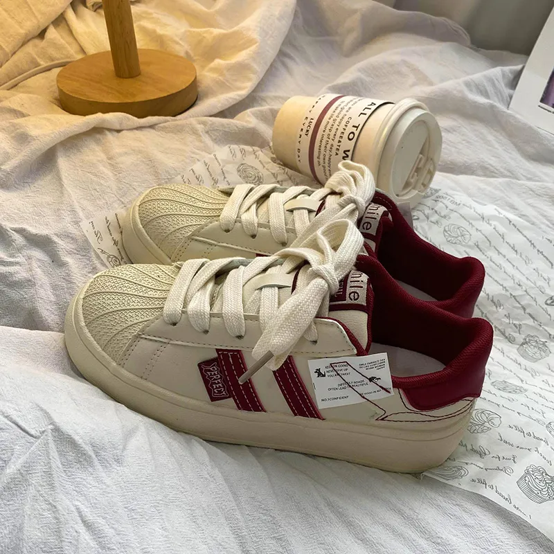 Than Than Me Slip-Resistant Low-Top Skateboard Shoes Women's-12
