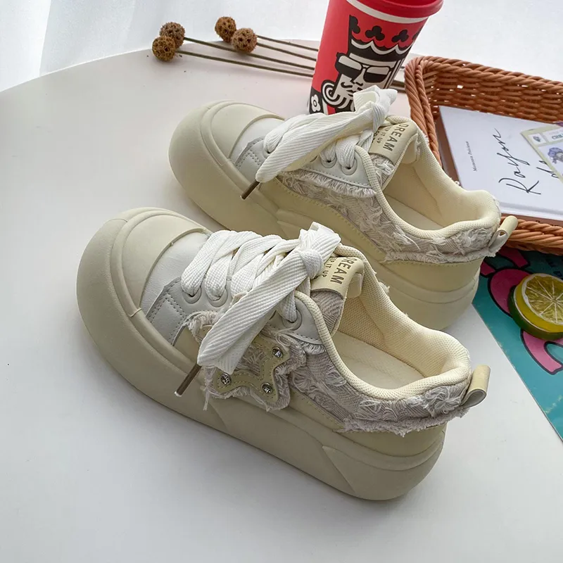 Than Than Me Slip-Resistant Low-Top Skateboard Shoes Women's-11