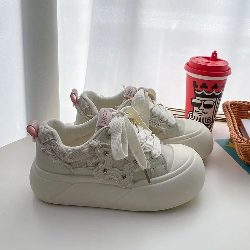 Than Than Me Slip-Resistant Low-Top Skateboard Shoes Women's-6