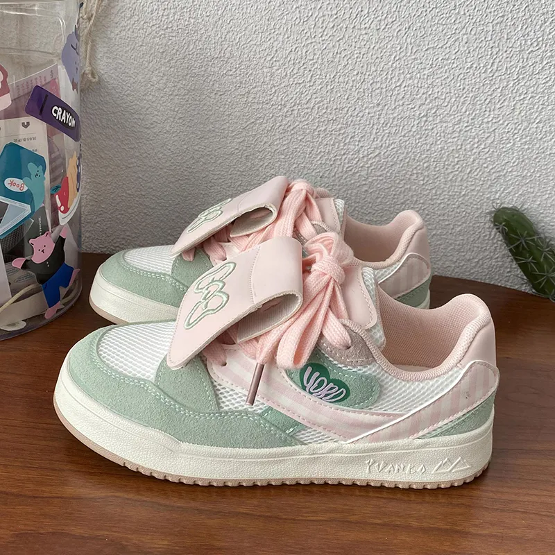 Than Than Me Slip Resistant And Breathable Low Top Skateboard Shoes Women's-12
