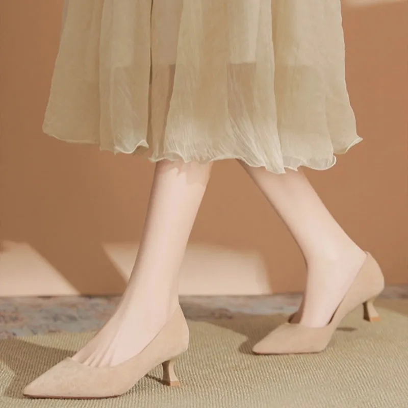 Than Than Me Slim Heel High Heels Women's-7