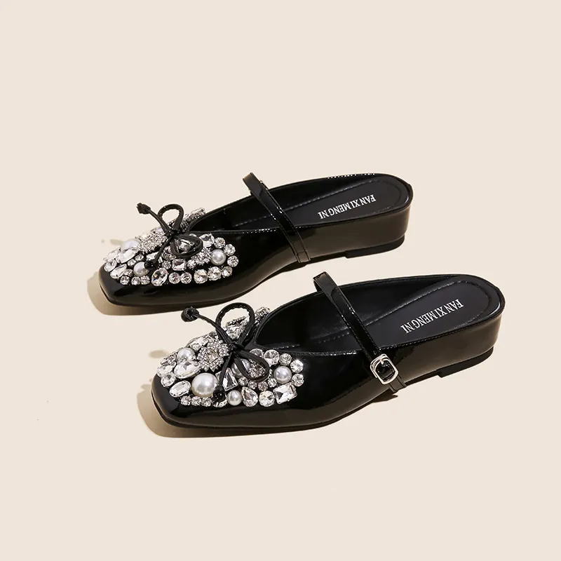 Than Than Me Rubber Sole Slip Resistant Closed Toe Slippers Women's-2