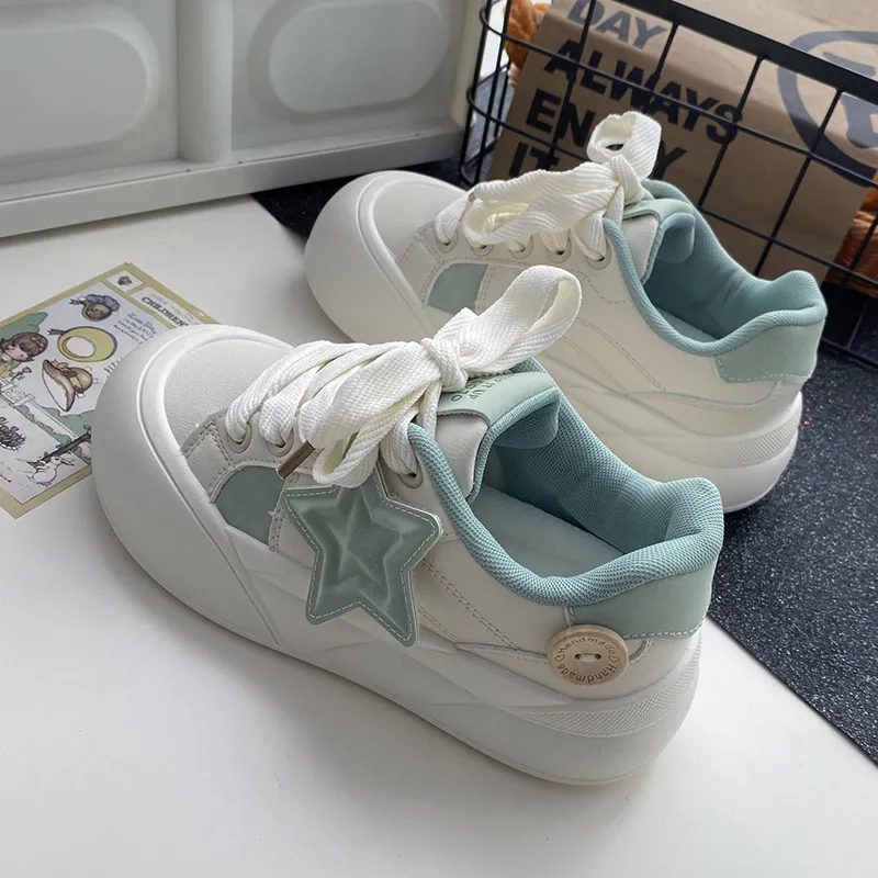 Than Than Me Anti-Slip And Wear-Resistant Breathable Low-Top Skateboard Shoes Women's-13