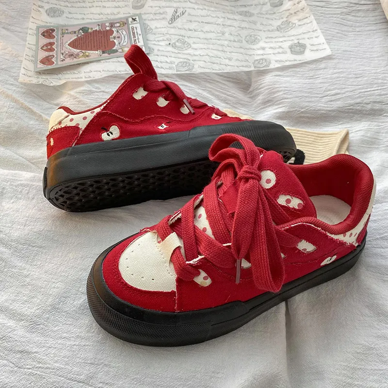 Than Than Me Slip Resistant And Breathable Low Top Skateboard Shoes Women's-7