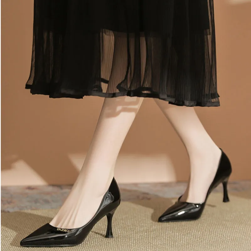 Than Than Me Slim Heel High Heels Women's-7