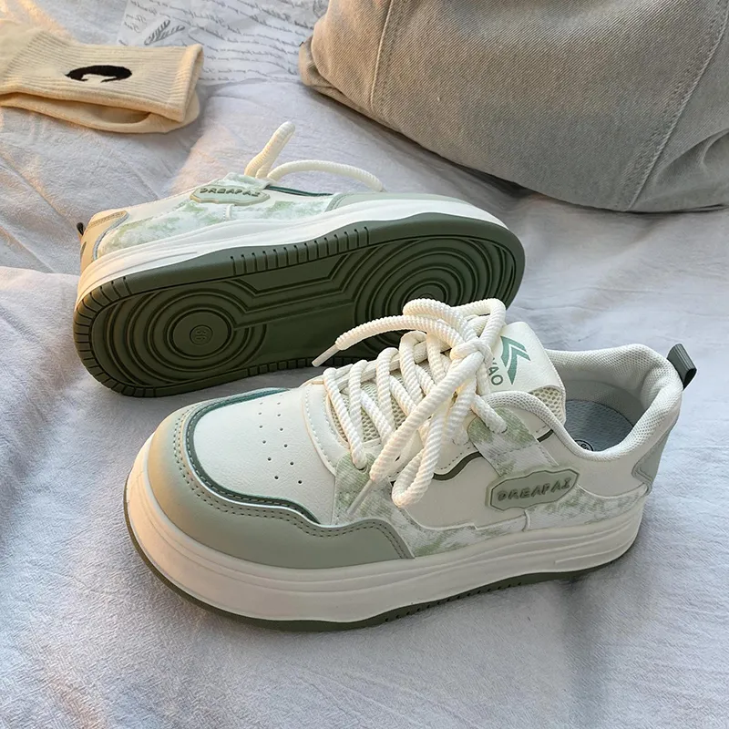 Than Than Me Slip-Resistant Low-Top Skateboard Shoes Women's-11