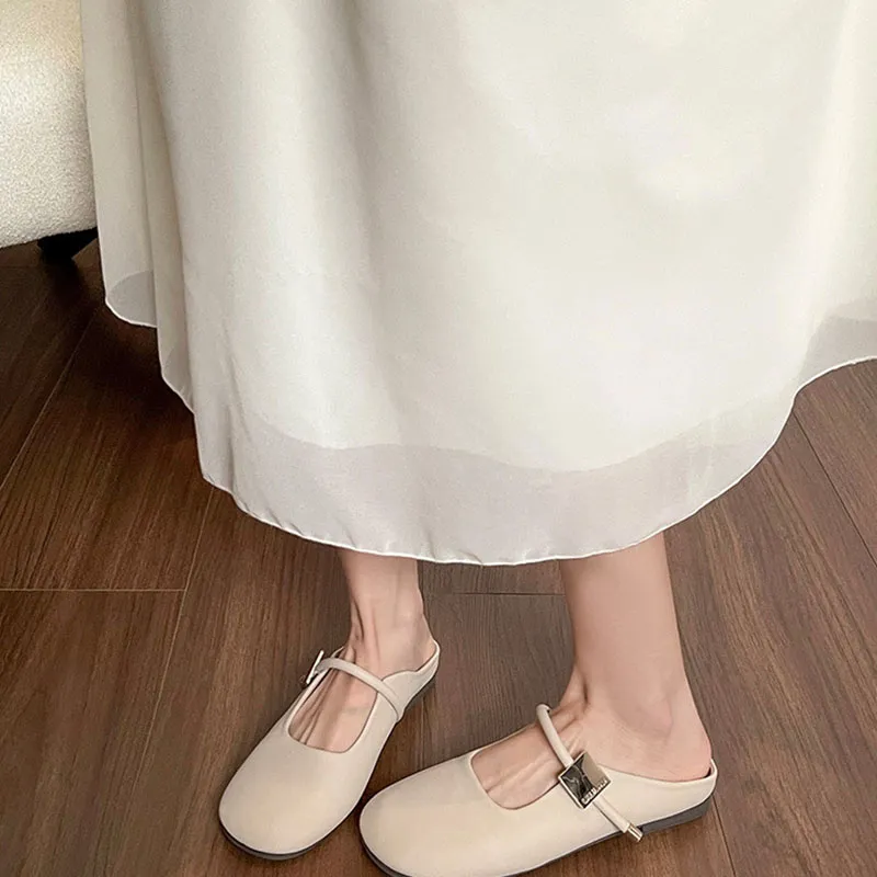 Than Than Me Rubber Sole Slip Resistant Closed Toe Slippers Women's-4