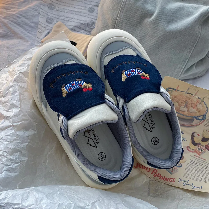 Than Than Me Slip Resistant Low Top Skateboard Shoes Women's-10