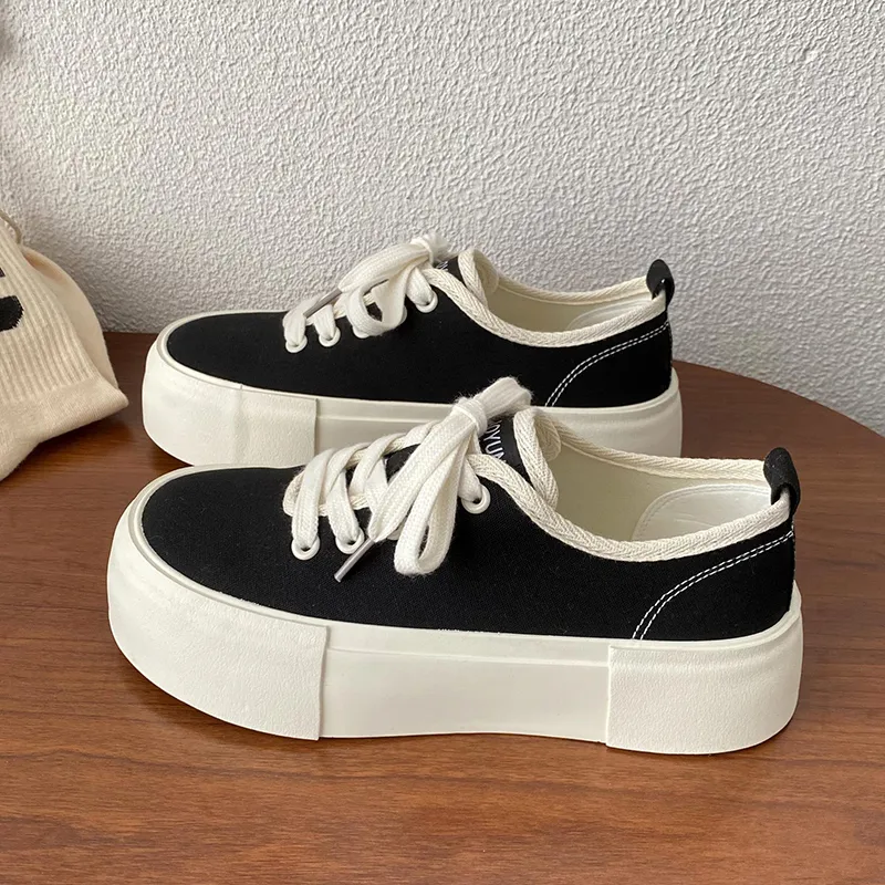 Than Than Me Slip Resistant Low Top Skateboard Shoes Women's-3