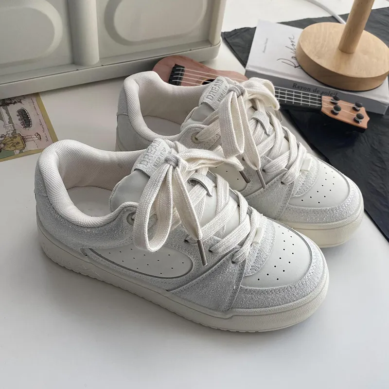 Than Than Me Anti-Slip And Wear-Resistant Breathable Low-Top Skateboard Shoes Women's-6