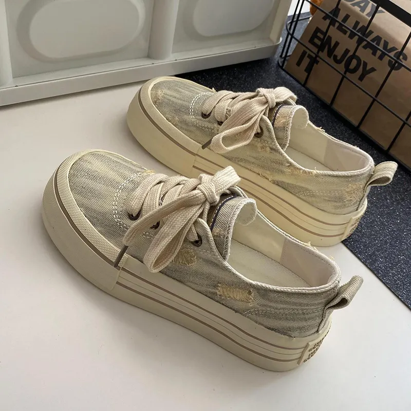 Than Than Me Slip-Resistant Breathable Low-Top Skateboard Shoes Women's-11