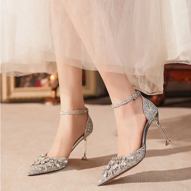 Than Than Me Slim Heel High Heels Women's-2