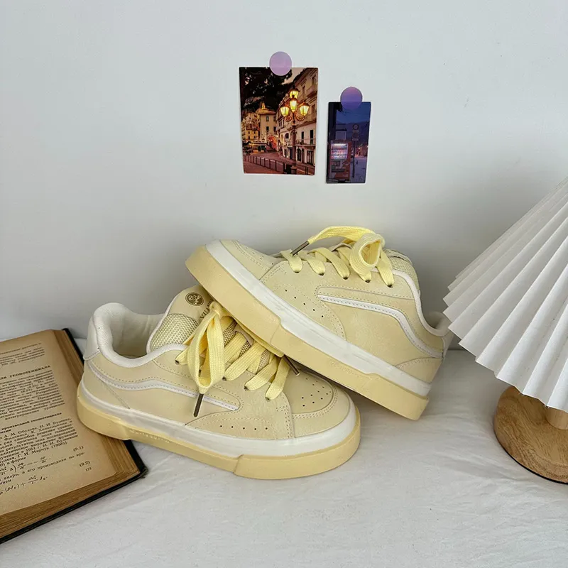Than Than Me Anti-Slip And Wear-Resistant Breathable Low-Top Skateboard Shoes Women's-3
