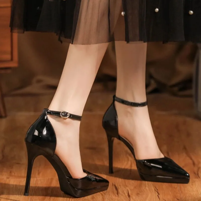 Than Than Me Slim Heel High Heels Women's-2