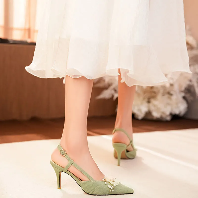Than Than Me Slim Heel High Heels Women's-1