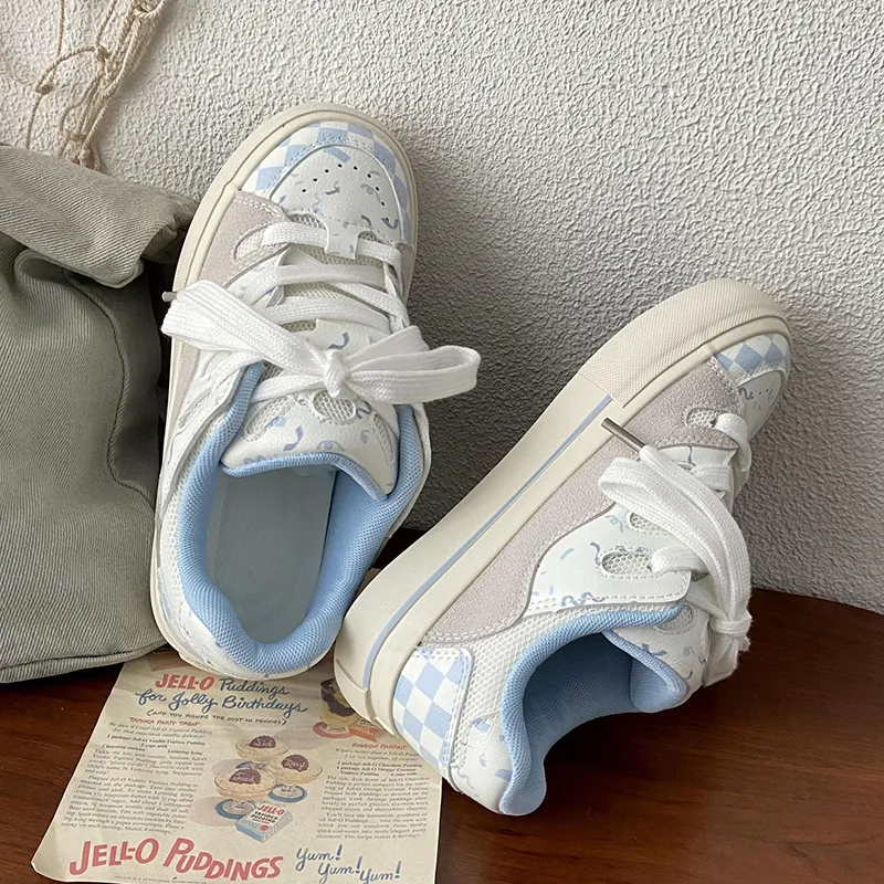 Than Than Me Slip Resistant Low Top Skateboard Shoes Women's-11