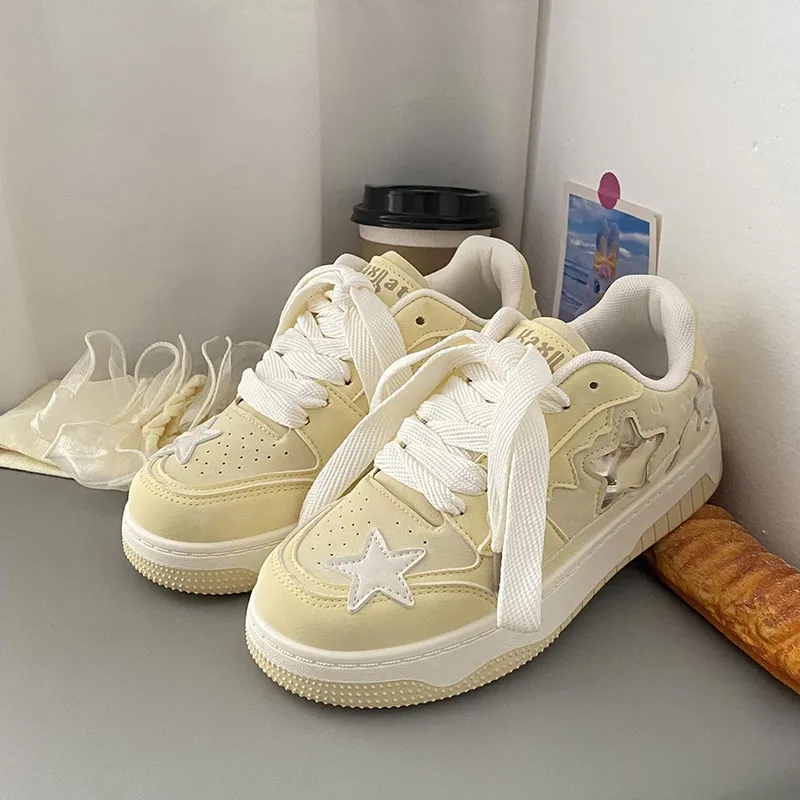 Than Than Me Anti-Slip And Wear-Resistant Breathable Low-Top Skateboard Shoes Women's-3