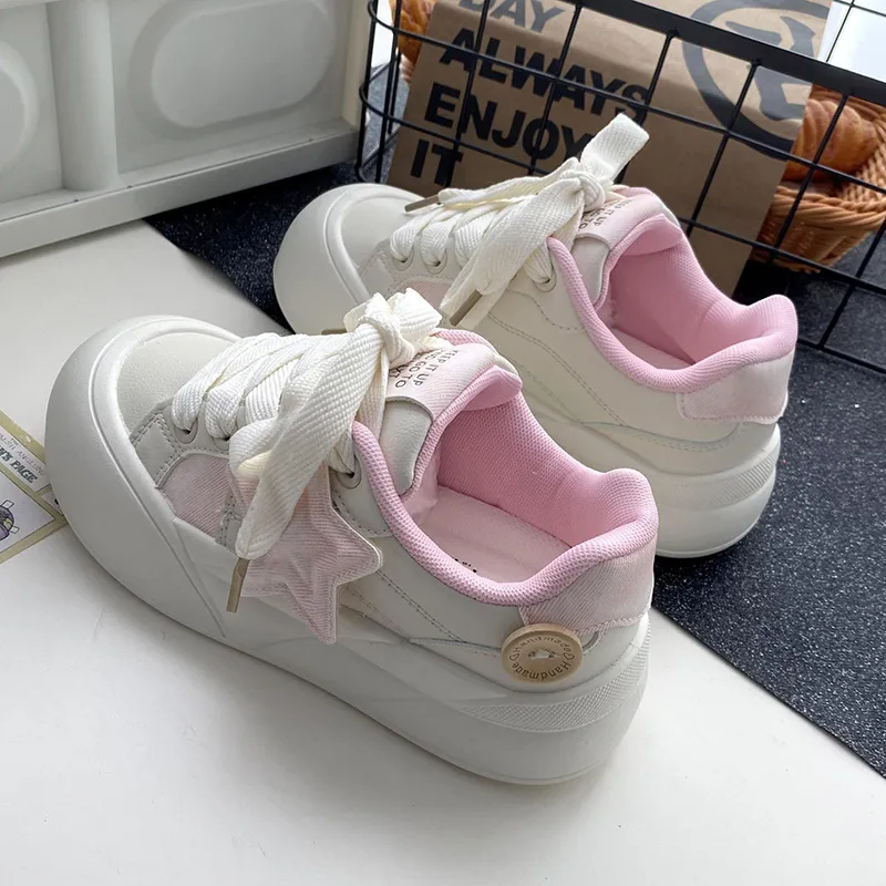 Than Than Me Anti-Slip And Wear-Resistant Breathable Low-Top Skateboard Shoes Women's-8