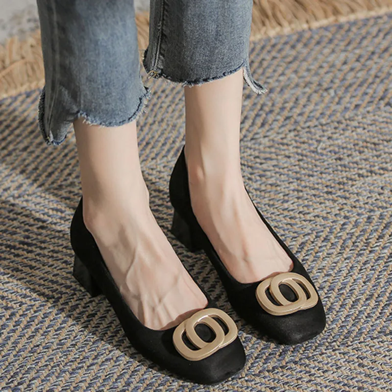 Than Than Me Casual Single Shoes Women's Black-3