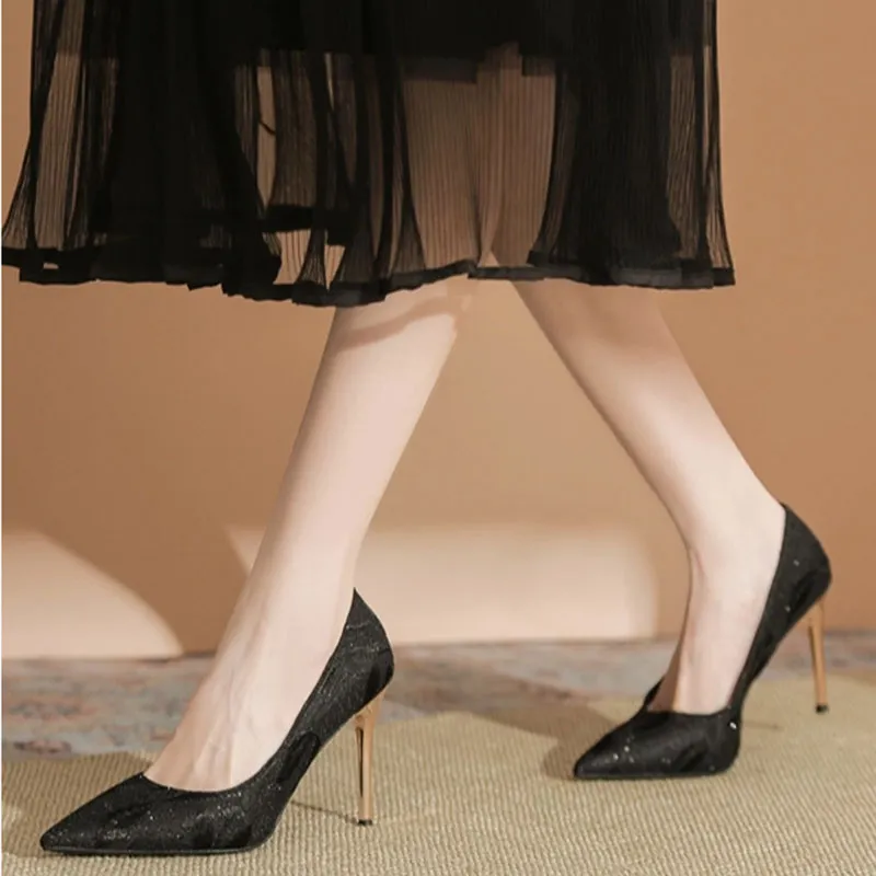Than Than Me Slim Heel High Heels Women's-2