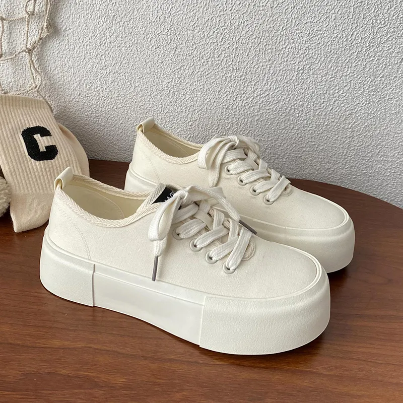 Than Than Me Slip Resistant Low Top Skateboard Shoes Women's-7