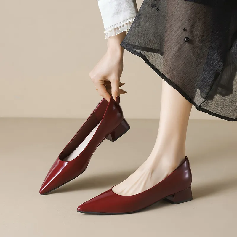 Than Than Me Chunky Heel High Heels Women's-3
