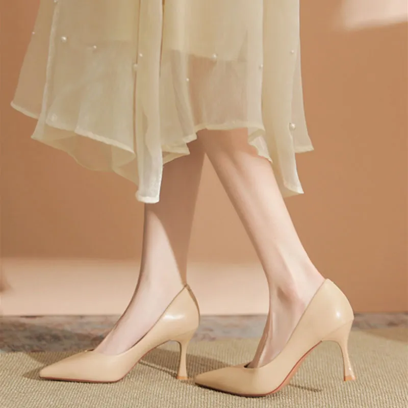 Than Than Me Slim Heel High Heels Women's-9