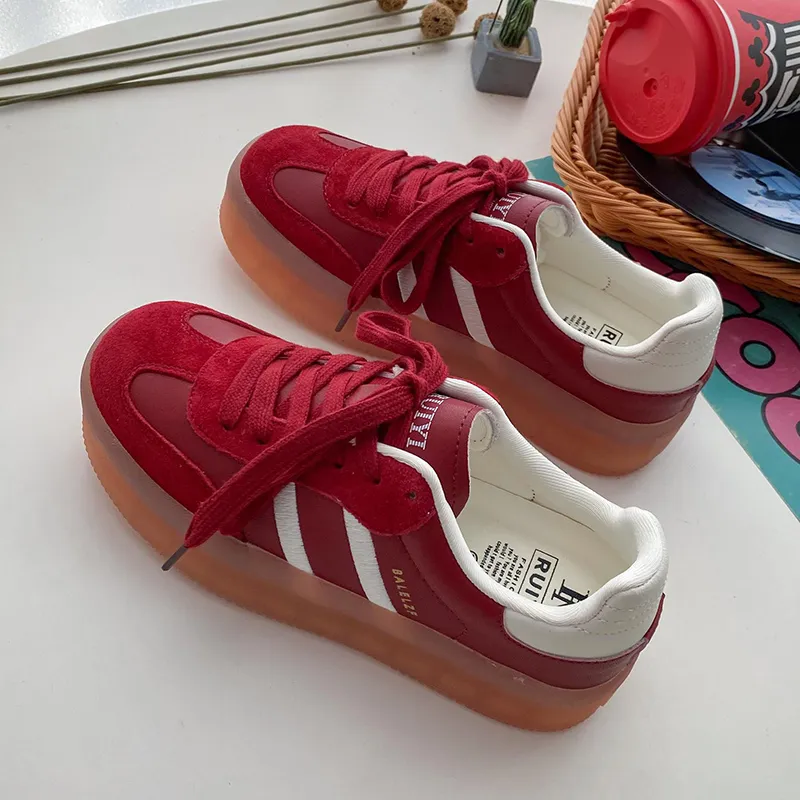Than Than Me Slip Resistant Low Top Skateboard Shoes Women's-3