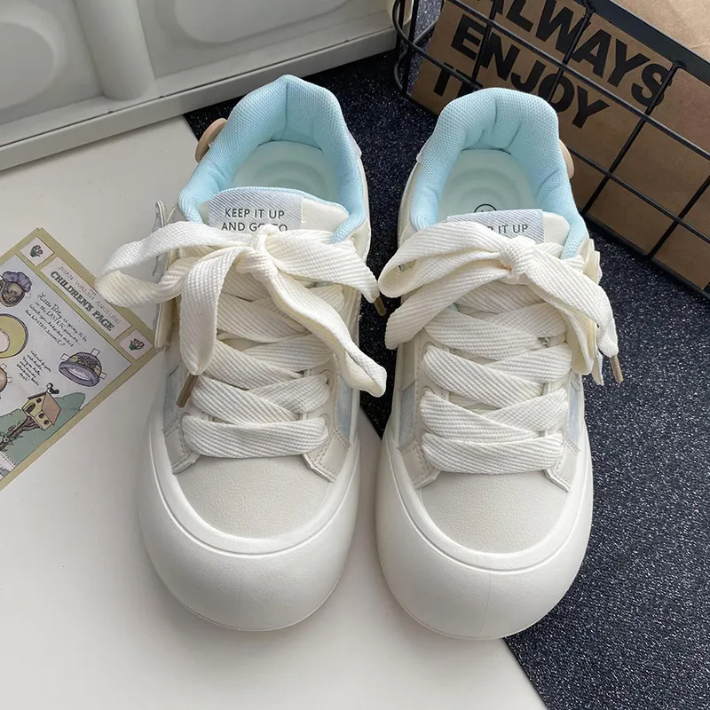 Than Than Me Anti-Slip And Wear-Resistant Breathable Low-Top Skateboard Shoes Women's-1