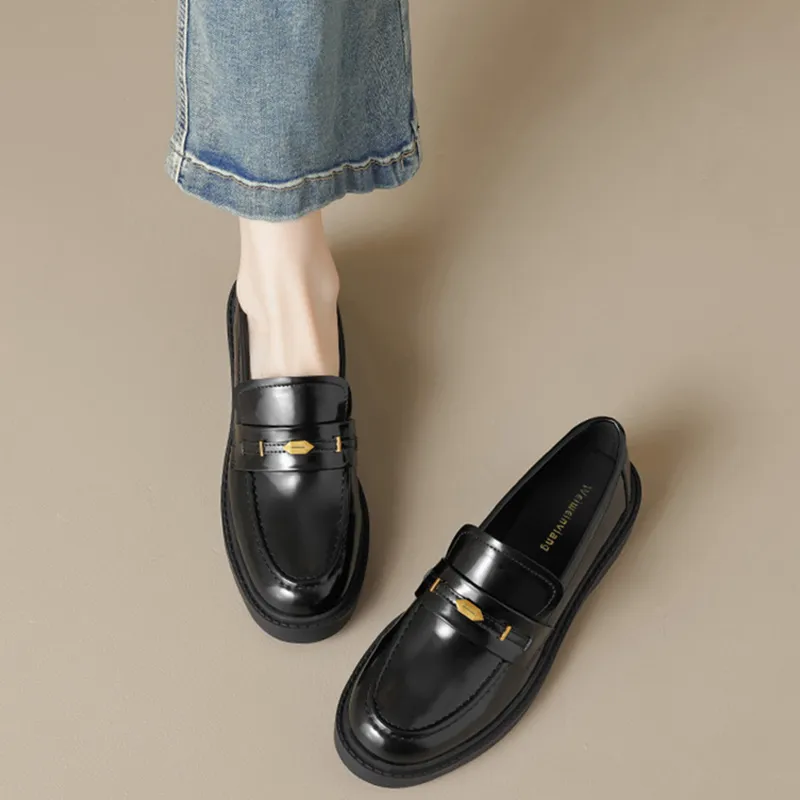 Than Than Me Loafers Women's Black-6
