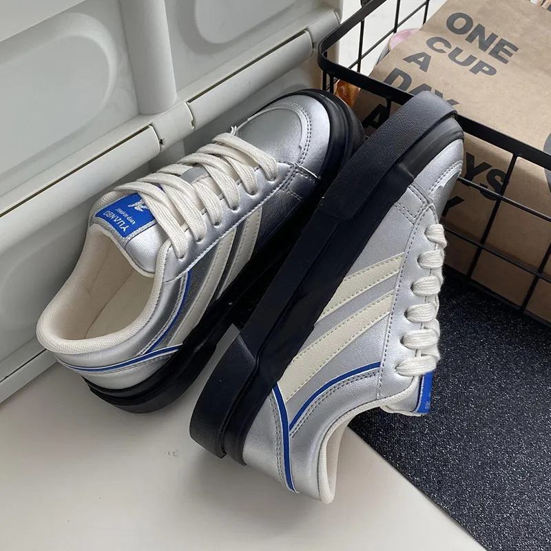 Than Than Me Anti-Slip And Wear-Resistant Breathable Low-Top Skateboard Shoes Women's-3