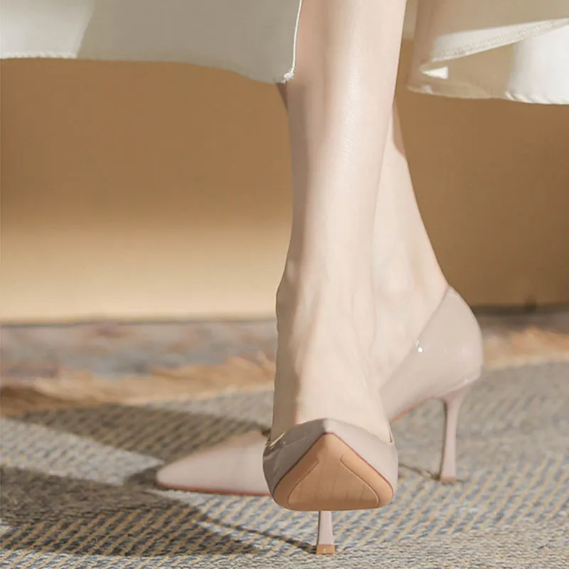 Than Than Me Slim Heel High Heels Women's-9