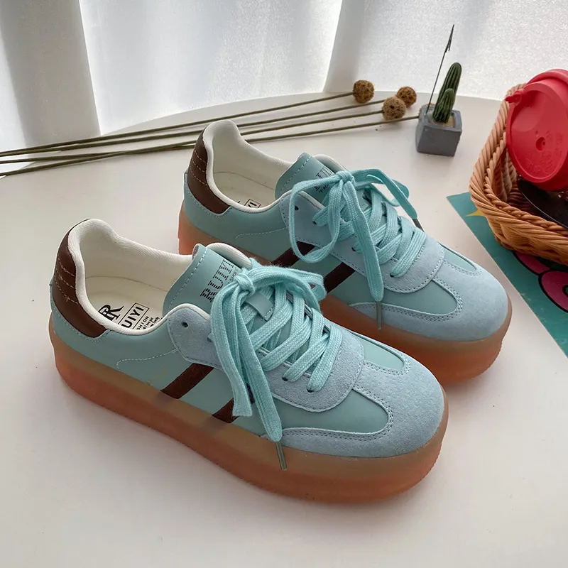 Than Than Me Slip Resistant Low Top Skateboard Shoes Women's-5