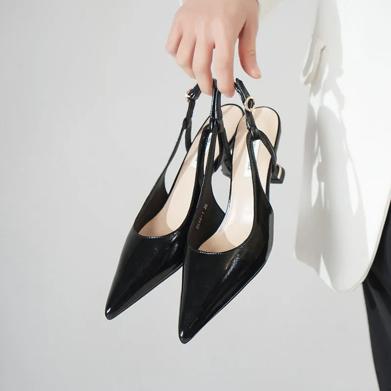 Than Than Me Slim Heel High Heels Women's-1
