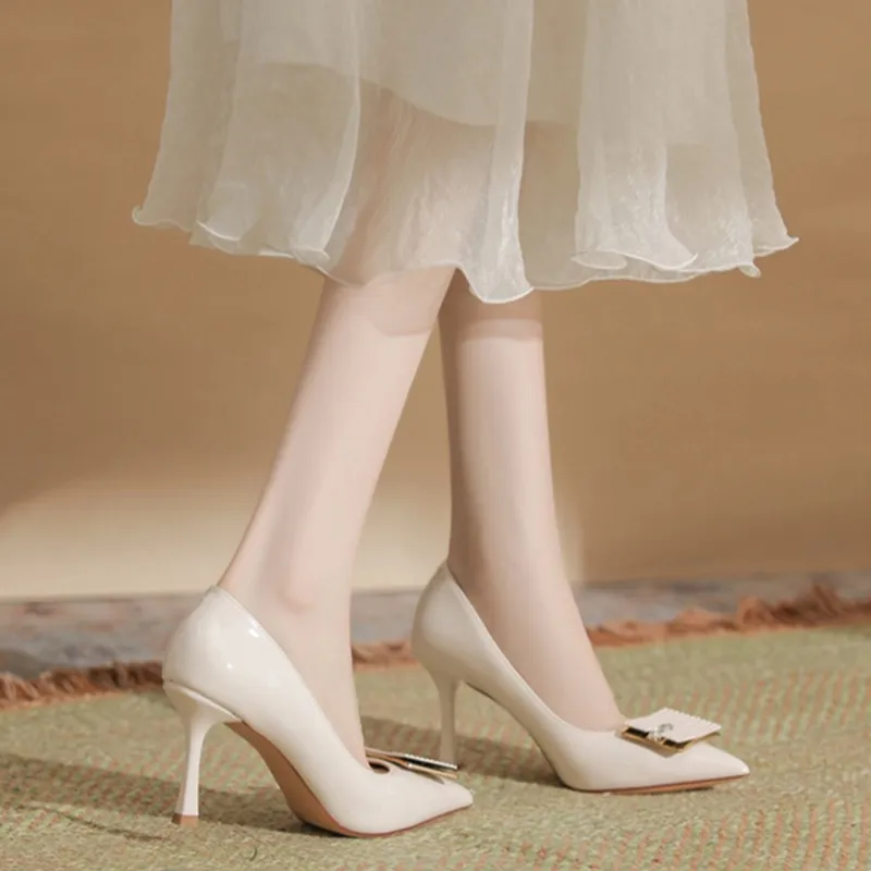 Than Than Me Slim Heel High Heels Women's-1