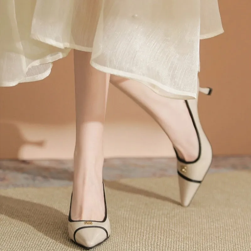 Than Than Me Slim Heel High Heels Women's-6
