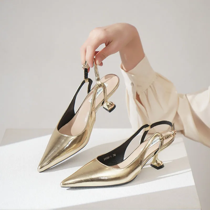 Than Than Me Slim Heel High Heels Women's-10
