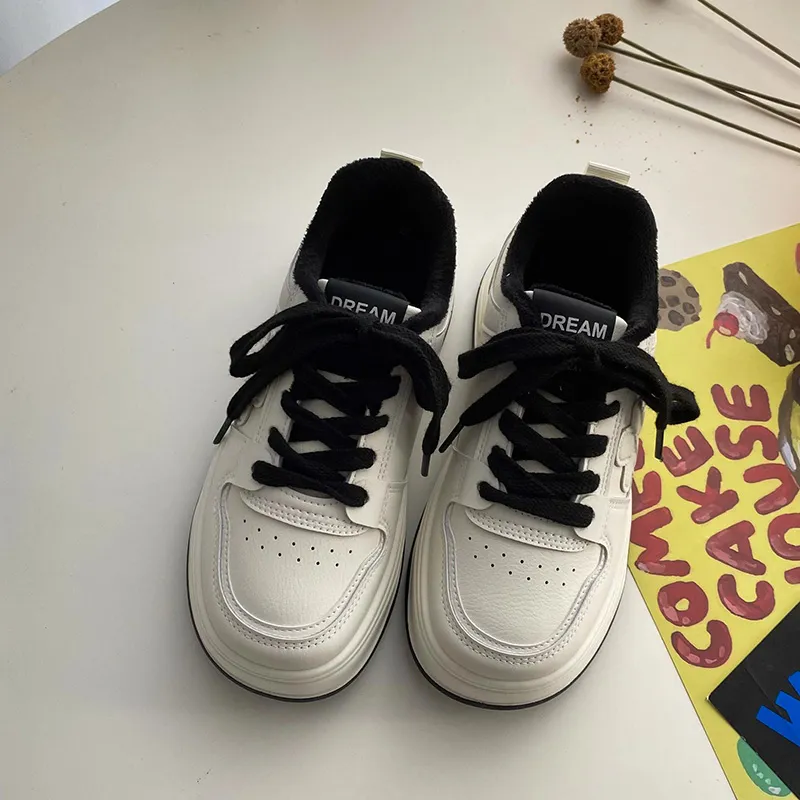 Than Than Me Warm Low-Top Skateboard Shoes Women's-2