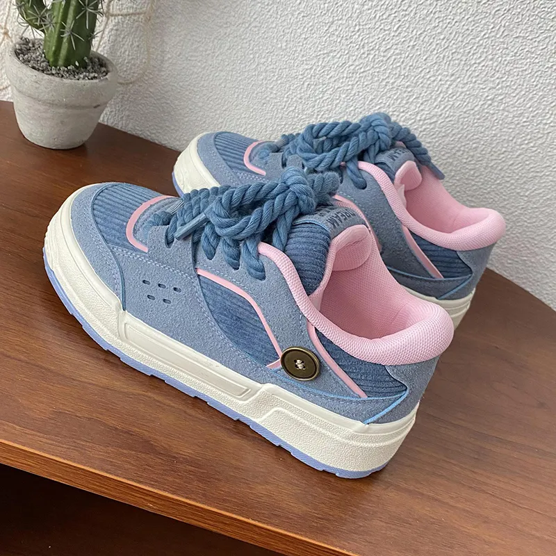 Than Than Me Slip-Resistant Low-Top Skateboard Shoes Women's-14