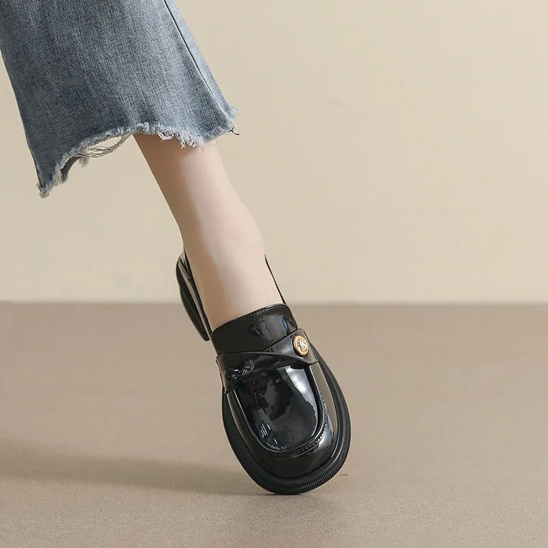 Than Than Me Loafers Women's Black-2