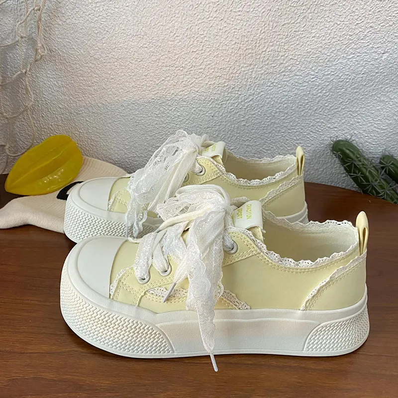 Than Than Me Slip Resistant And Breathable Low Top Skateboard Shoes Women's-17