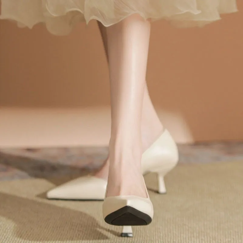 Than Than Me Slim Heel High Heels Women's-3