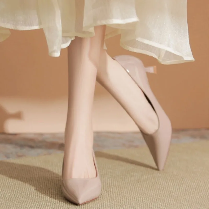 Than Than Me Slim Heel High Heels Women's-5