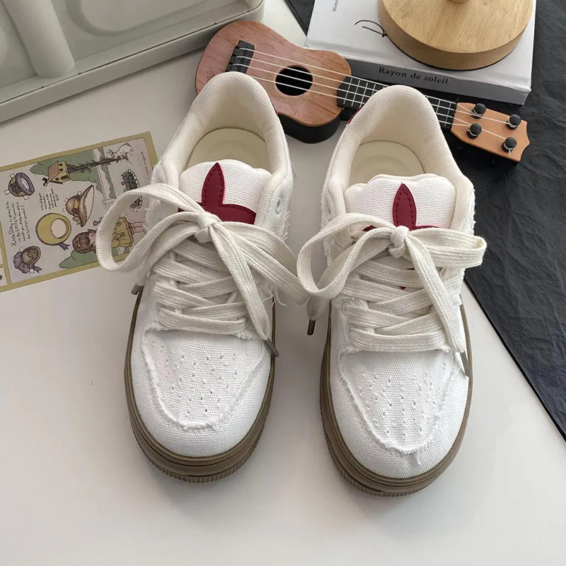 Than Than Me Slip-Resistant Breathable Low-Top Skateboard Shoes Women's-10