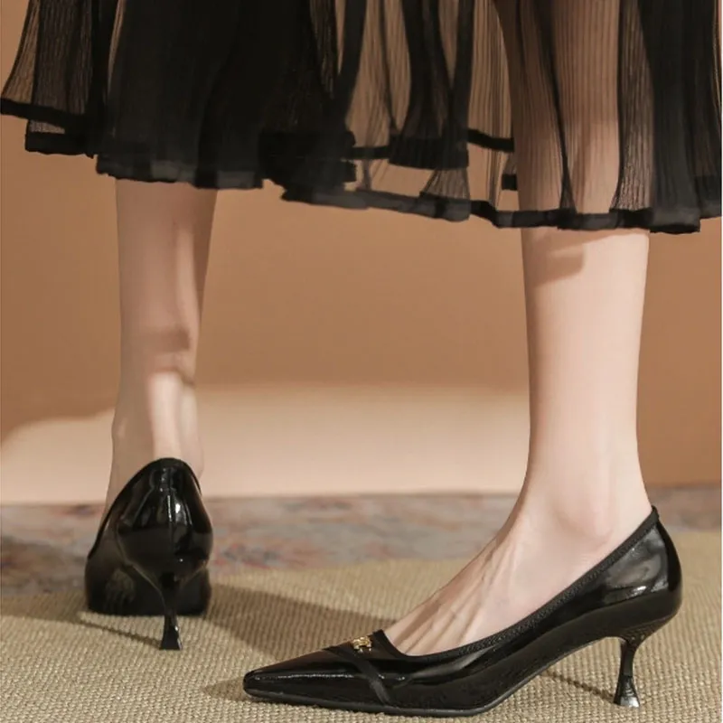 Than Than Me Slim Heel High Heels Women's-9