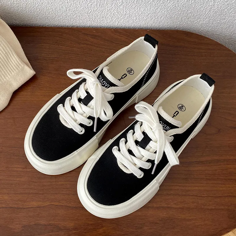 Than Than Me Slip Resistant Low Top Skateboard Shoes Women's-1