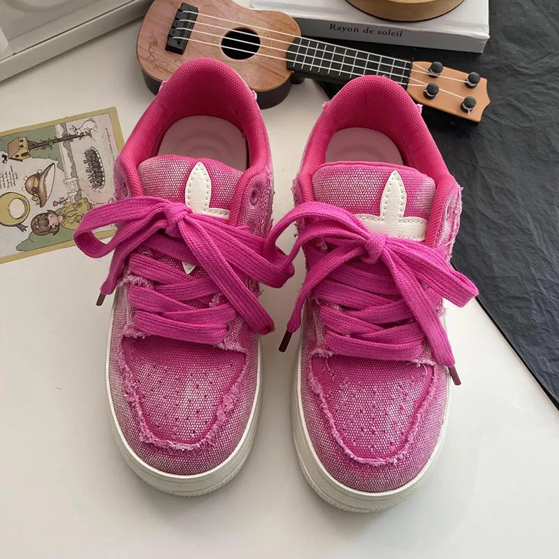 Than Than Me Slip-Resistant Breathable Low-Top Skateboard Shoes Women's-5