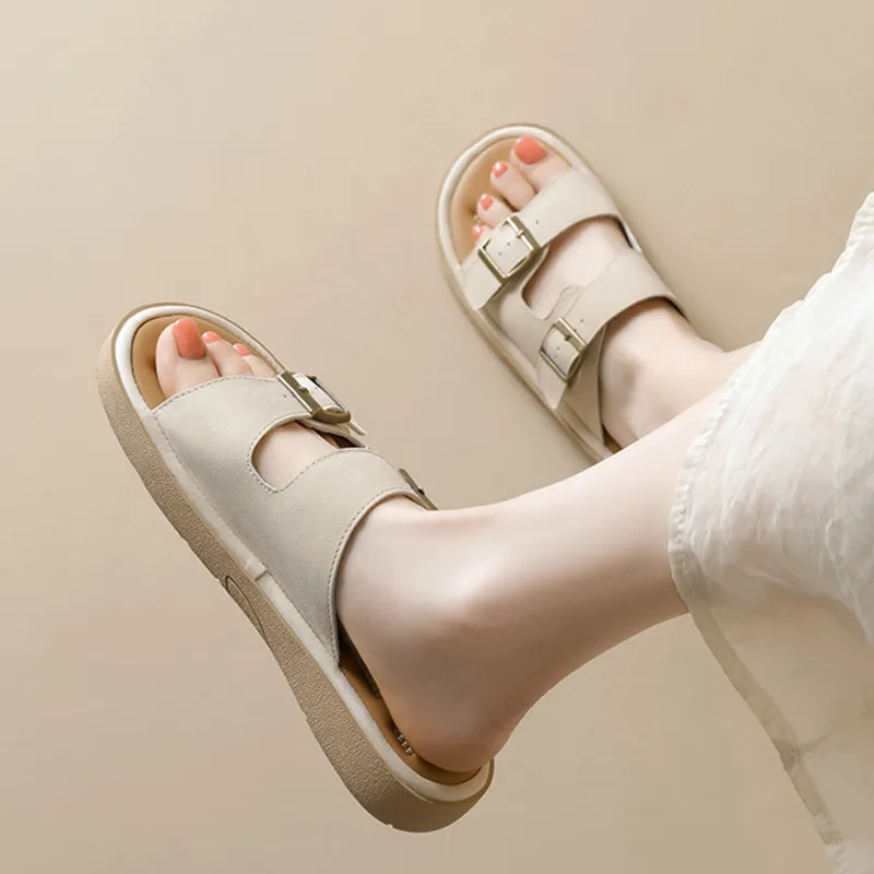 Than Than Me Rubber Sole Slip Resistant Slide Slippers Women's-7