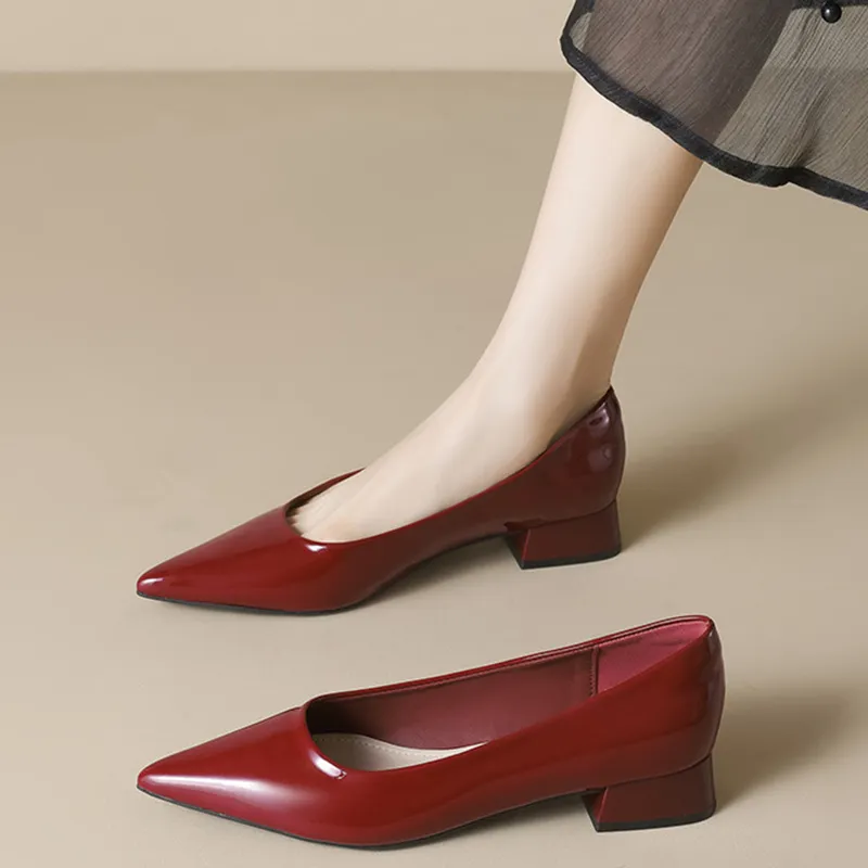 Than Than Me Chunky Heel High Heels Women's-12