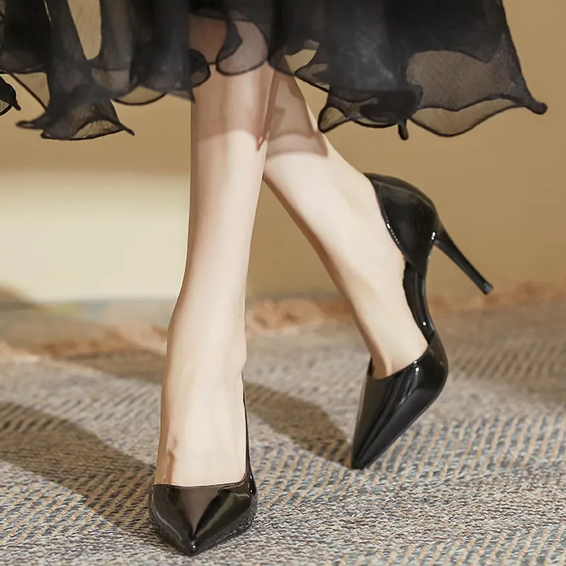 Than Than Me Slim Heel High Heels Women's-1
